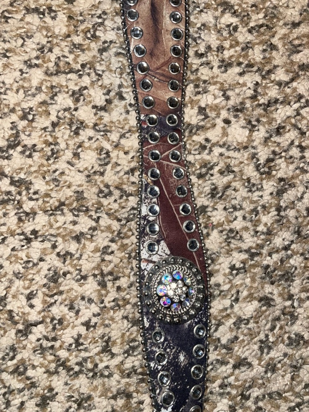 Blazin Roxx Rhinestone Camouflage Belt - Picture 5 of 7